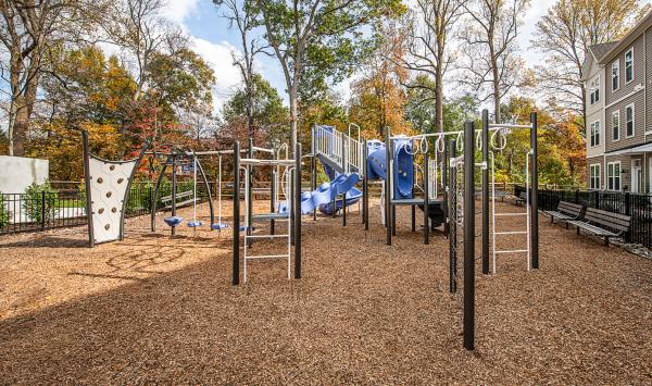 Community tot lot provides a fun and convenient place for younger residents to play close to home