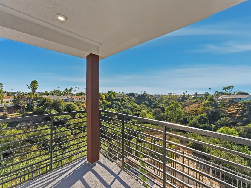 Balcony view of Tecolote Canyon