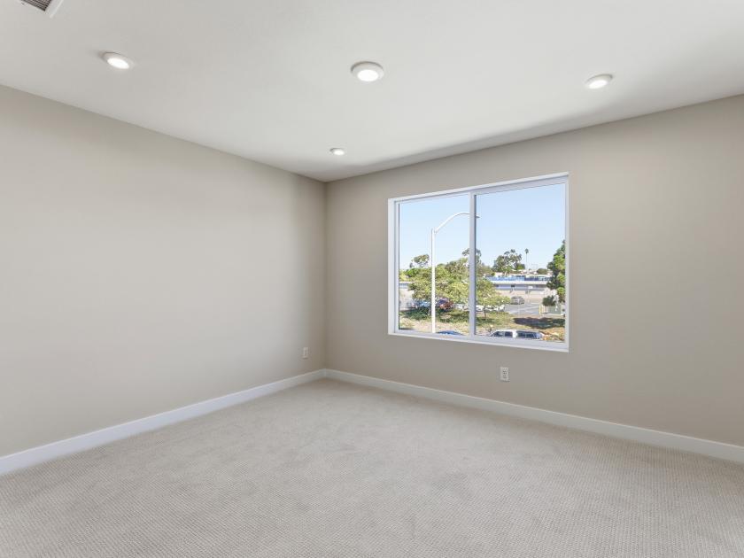 Third-floor primary bedroom