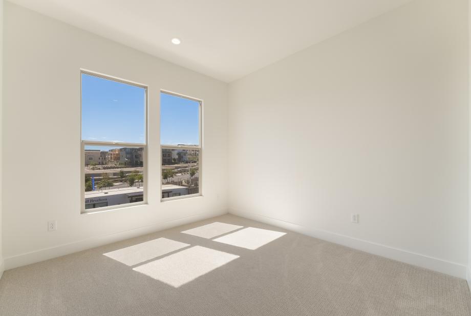 Spacious secondary bedrooms