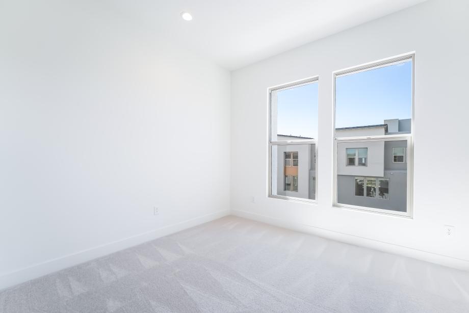 Spacious secondary bedrooms