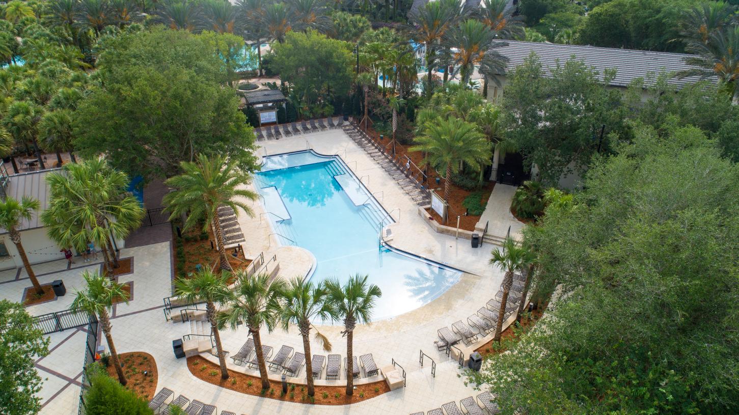 Lounge poolside while enjoying florida's year-round outdoor living