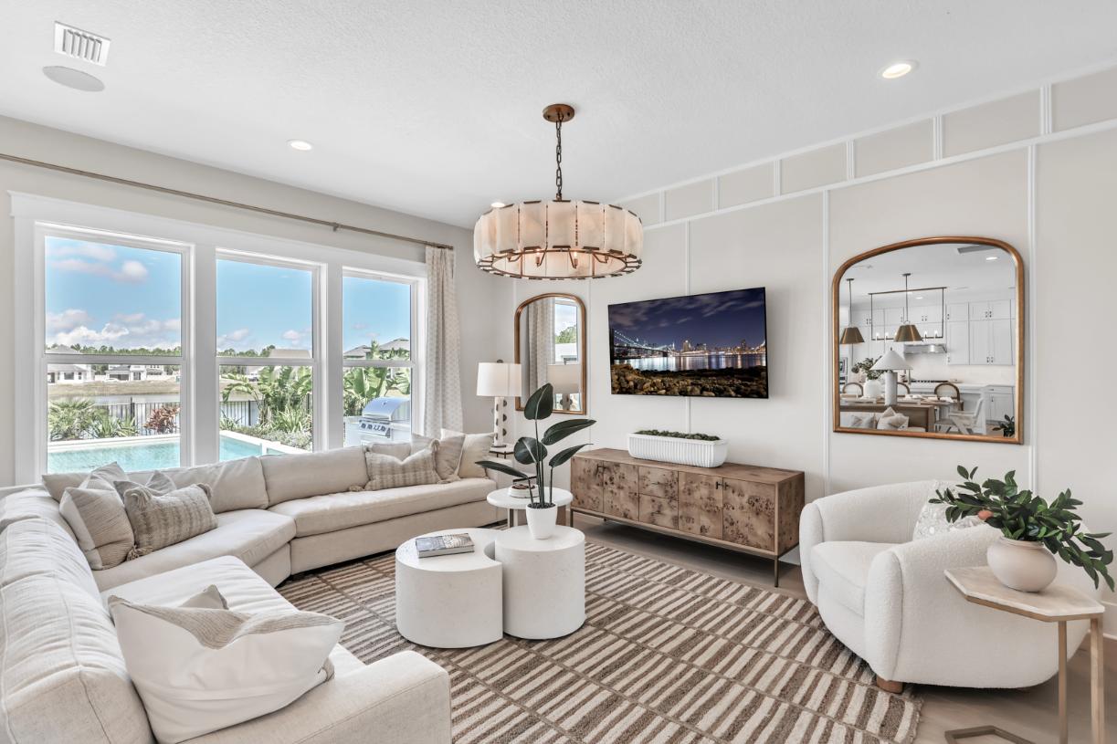 Beautiful great rooms with an abundance of natural light