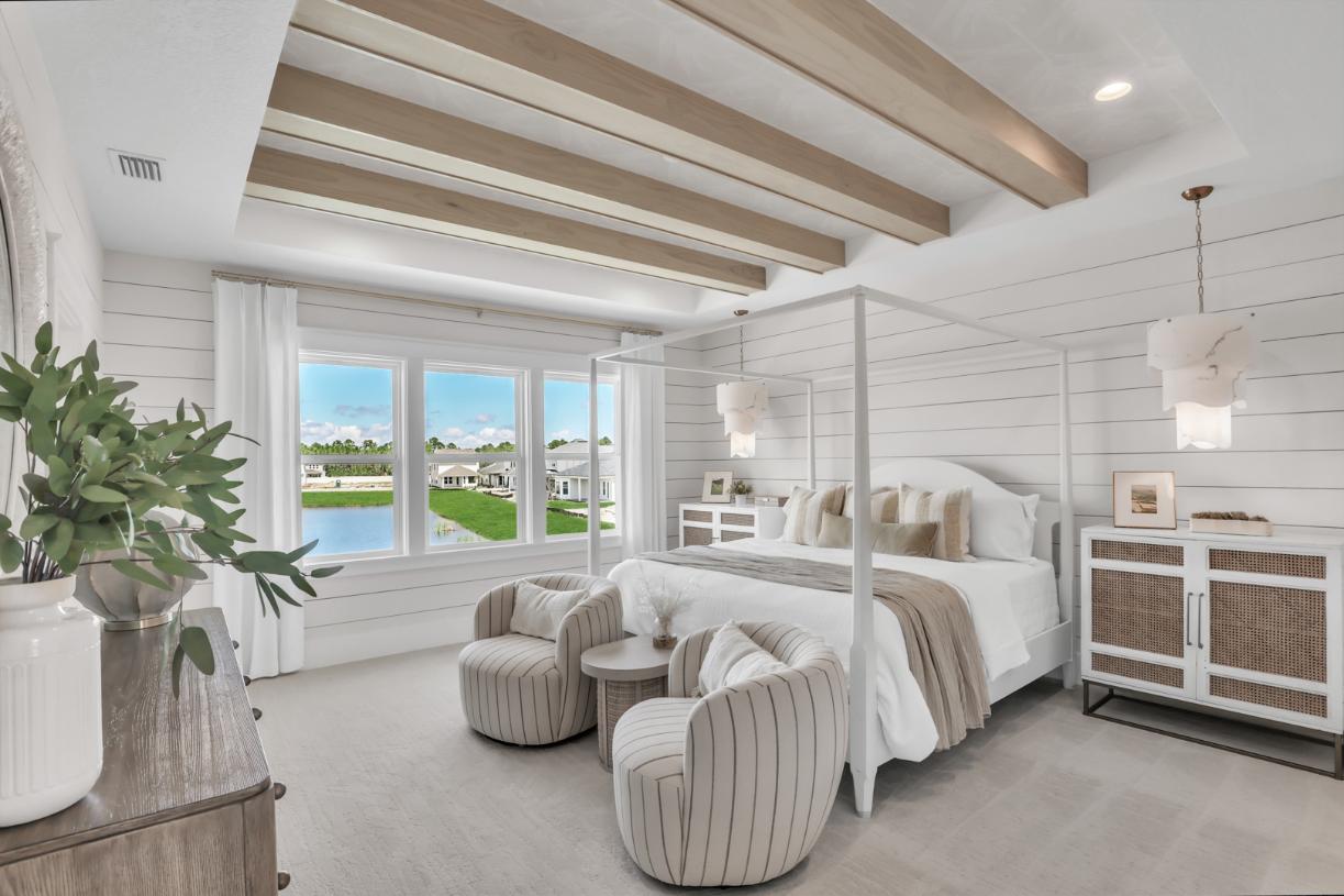 Luxurious primary bedrooms