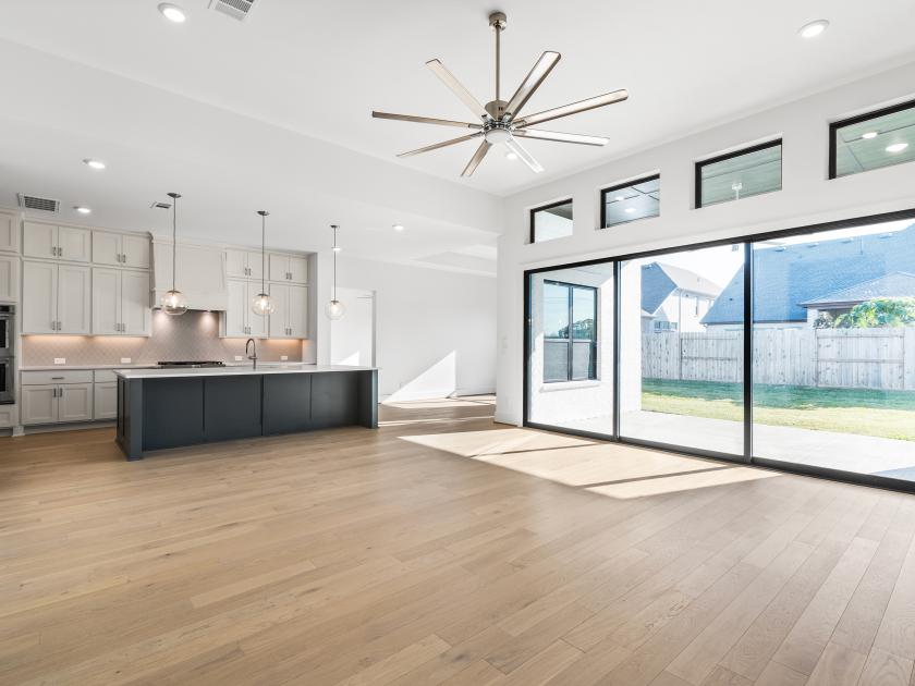 The great room off the kitchen