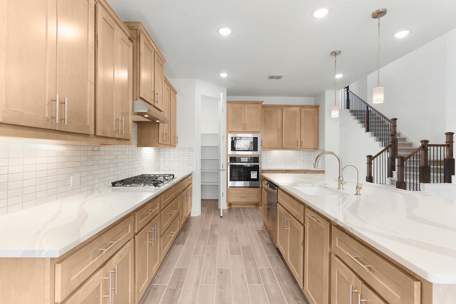 Ample cabinet space