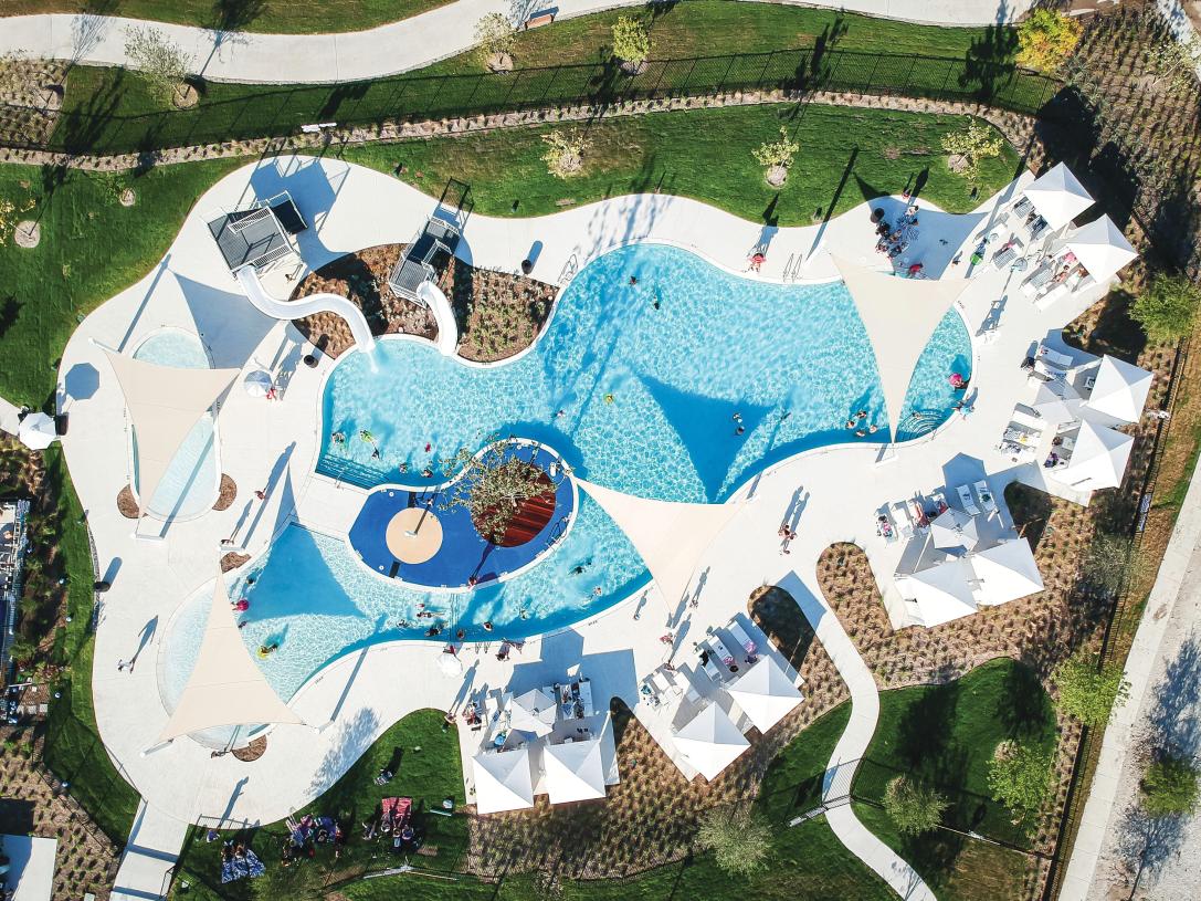 Relax at the resort-style pool
