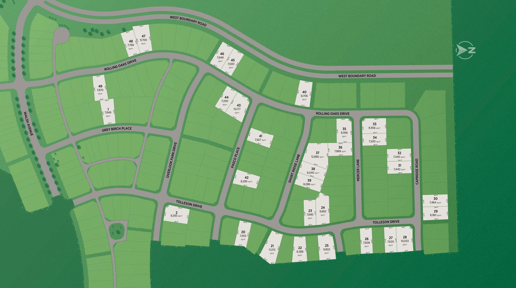 Toll Brothers at Walsh - Overall Site Plan