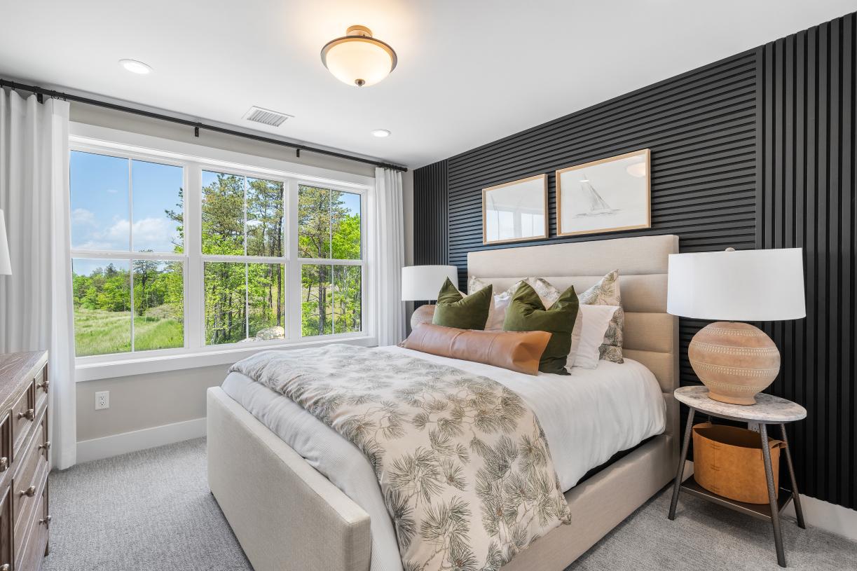 Roomy secondary bedrooms