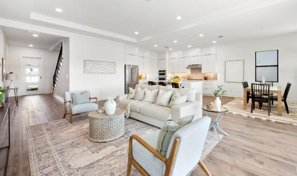 Open-concept floor plan ideal for entertaining