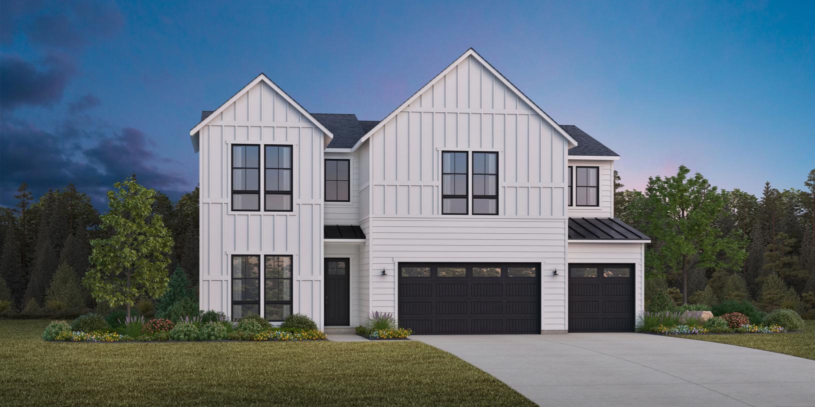 Lacamas Hills Huron Collection The Quinault with Basement Home Design