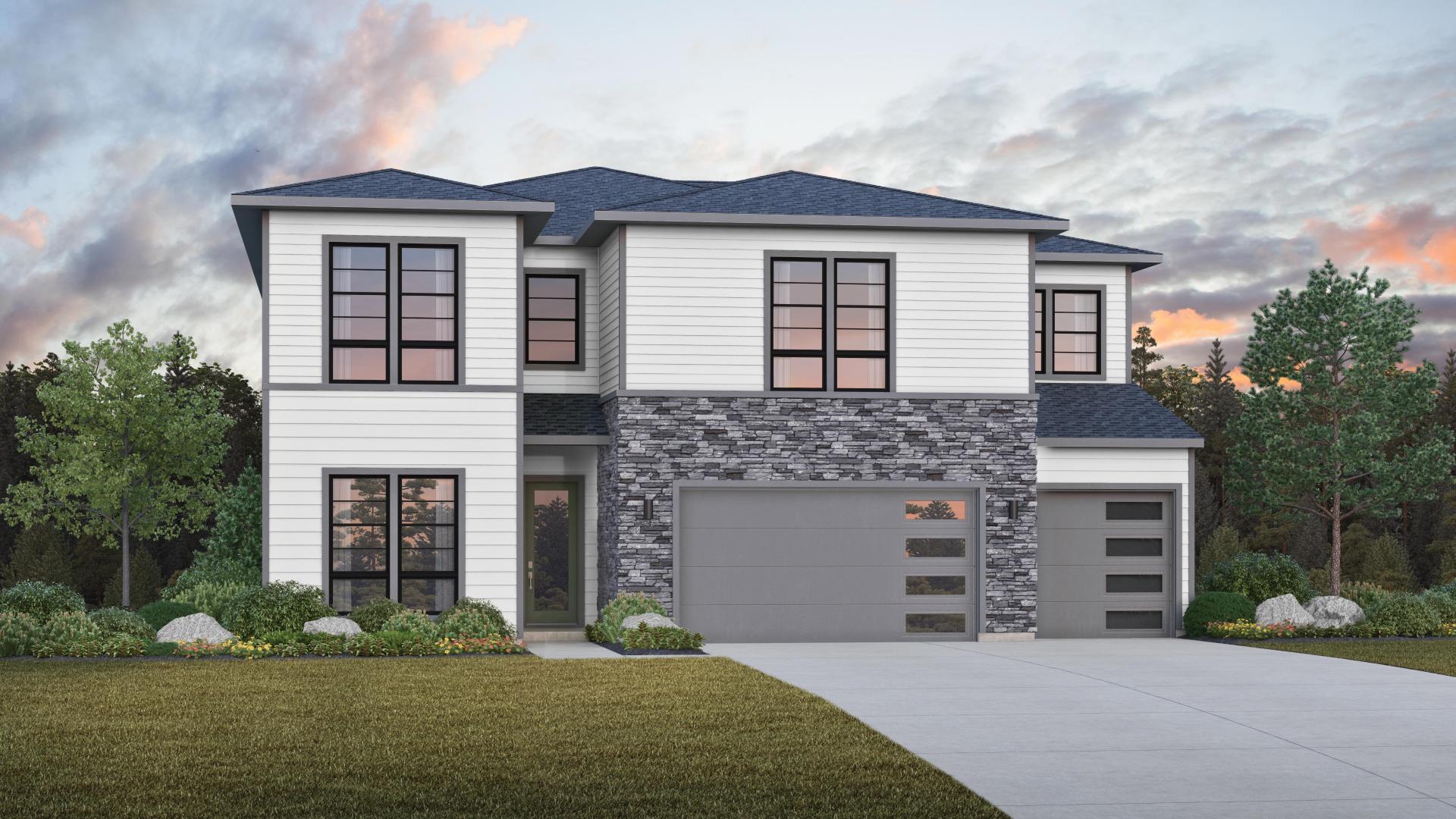 Quinault with Basement Model Home Design in Lacamas Hills Huron