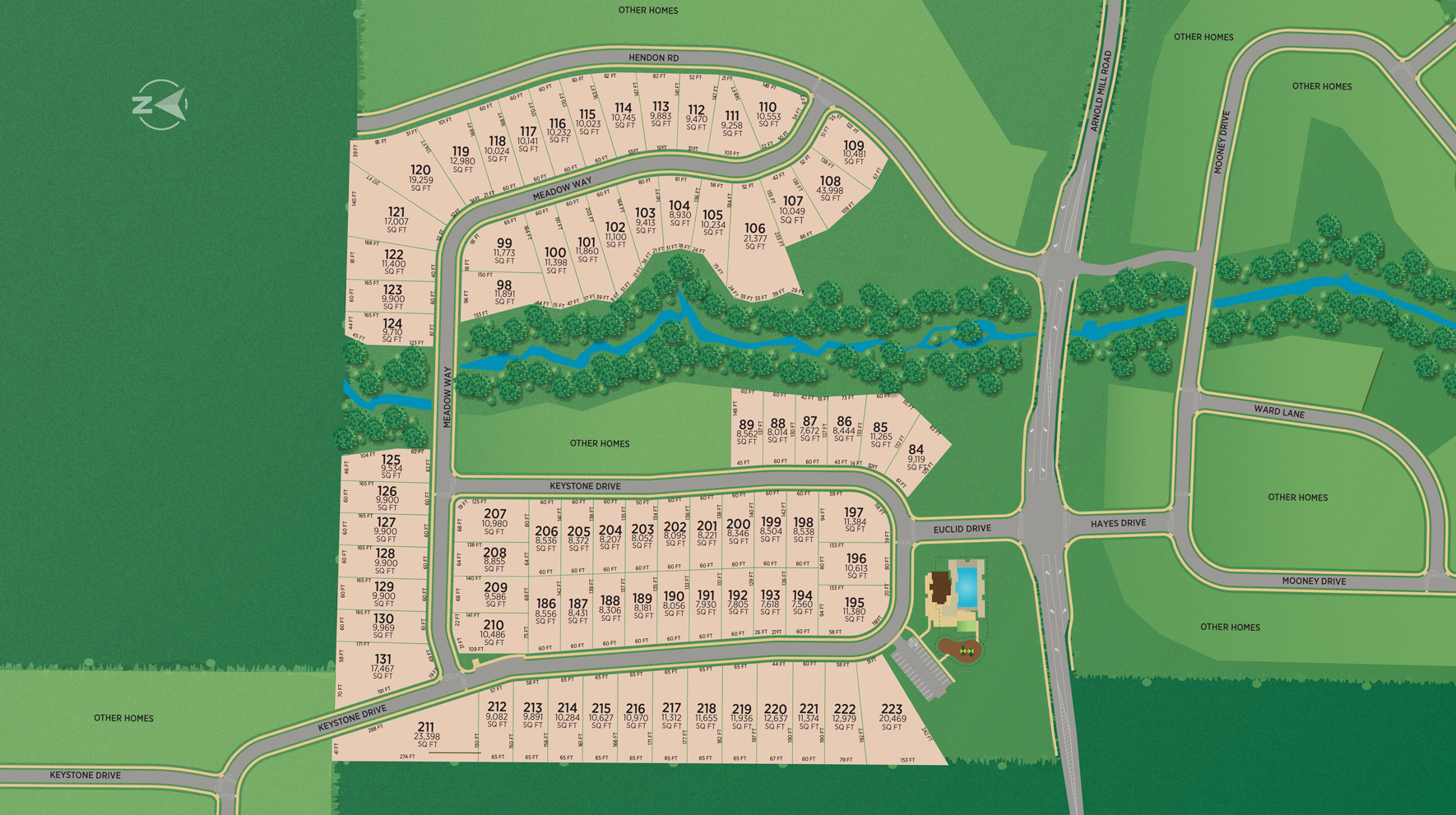 Vista Ridge - Heritage Collection - Site Plan