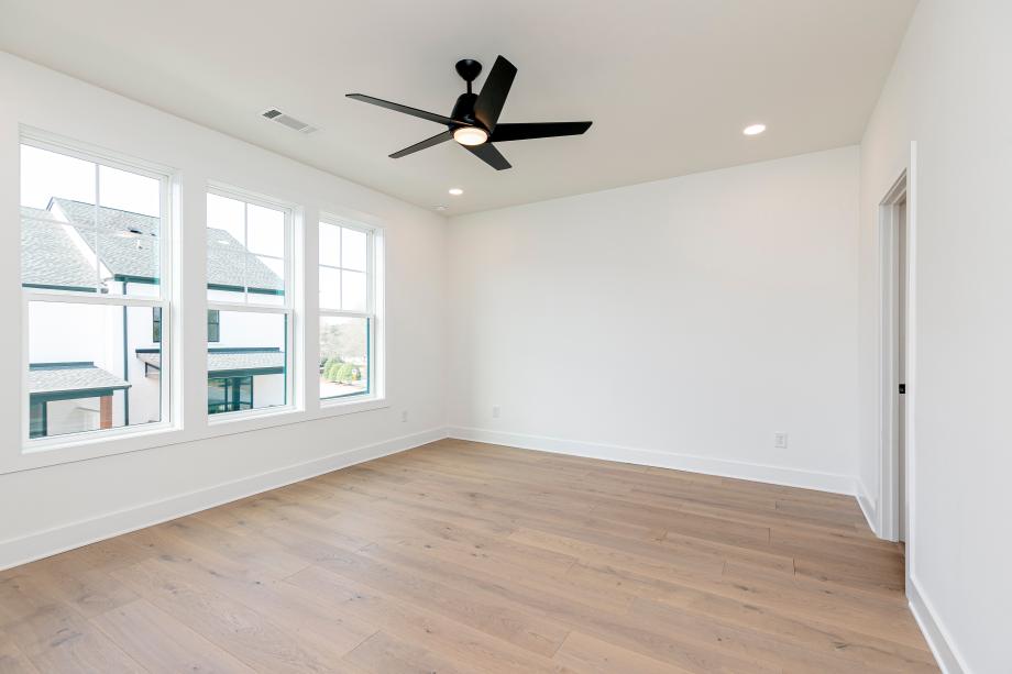 Spacious primary bedroom