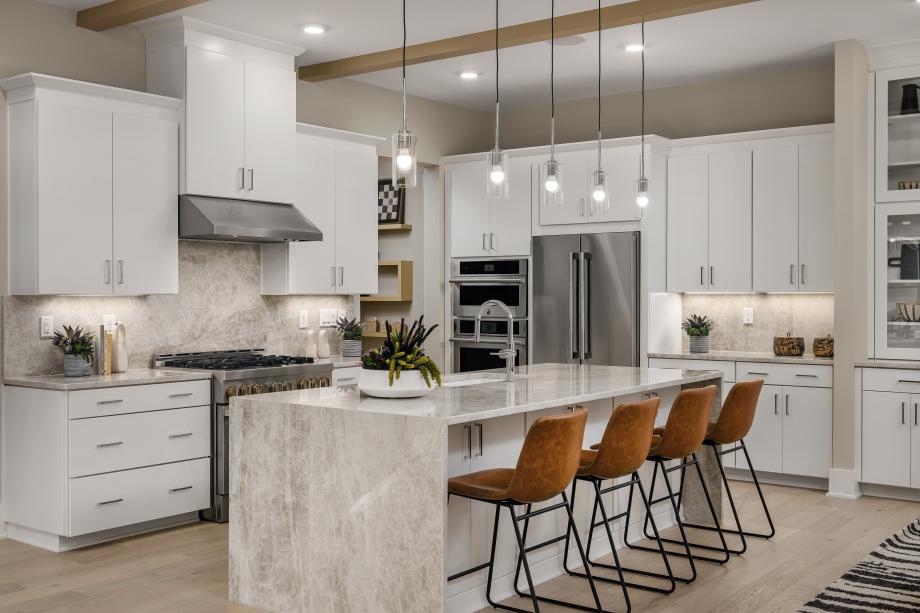 Gourmet kitchen with ample storage