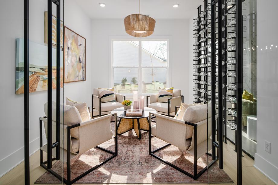 Versatile flex room designed for a variety of living and entertaining needs