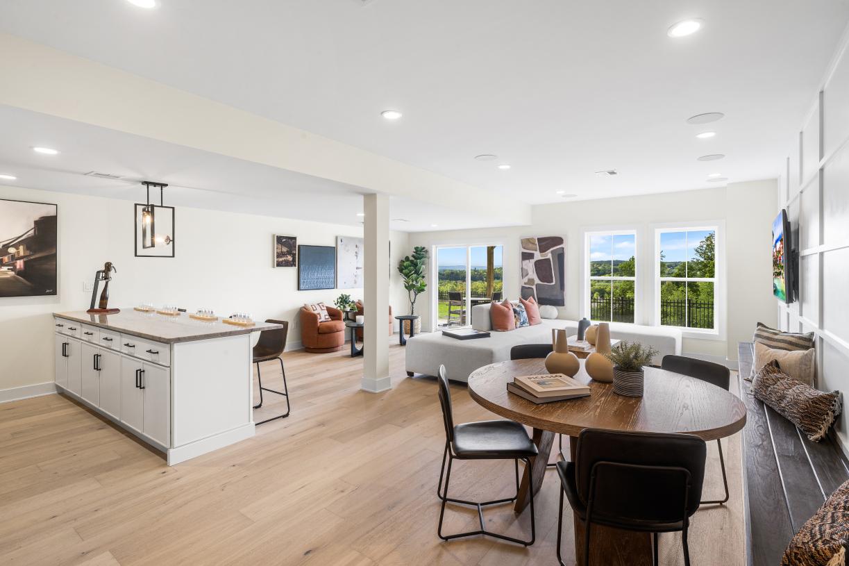 Optional finished basement provides additional living and entertaining space