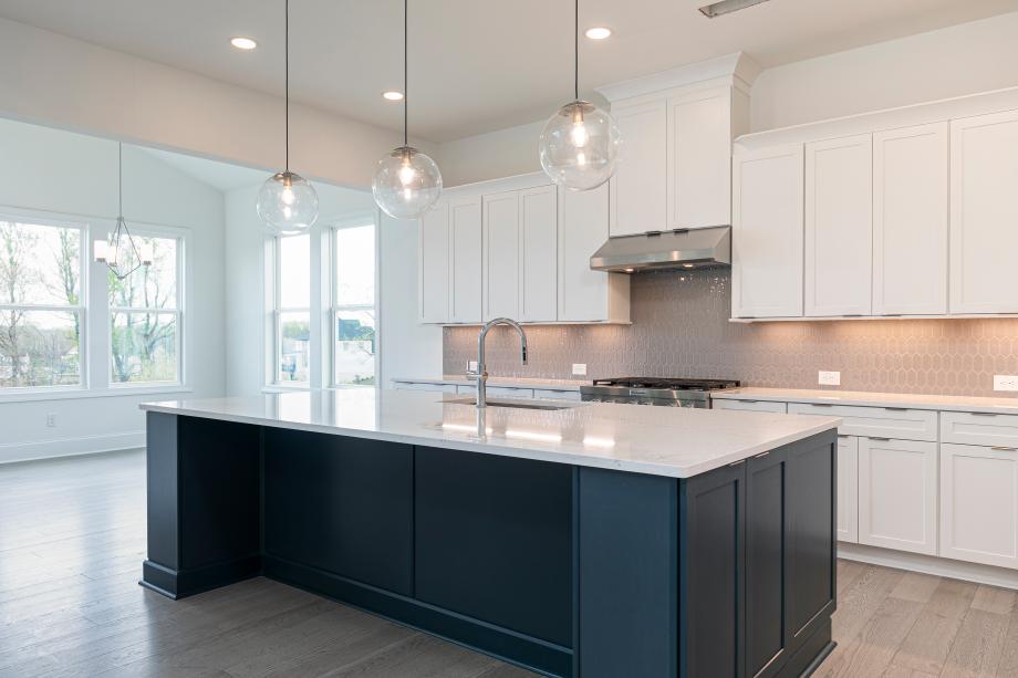 Stunning kitchen with an oversized center island