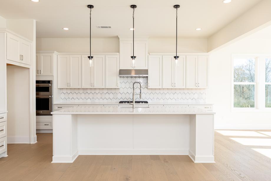 Light and bright gourmet kitchen