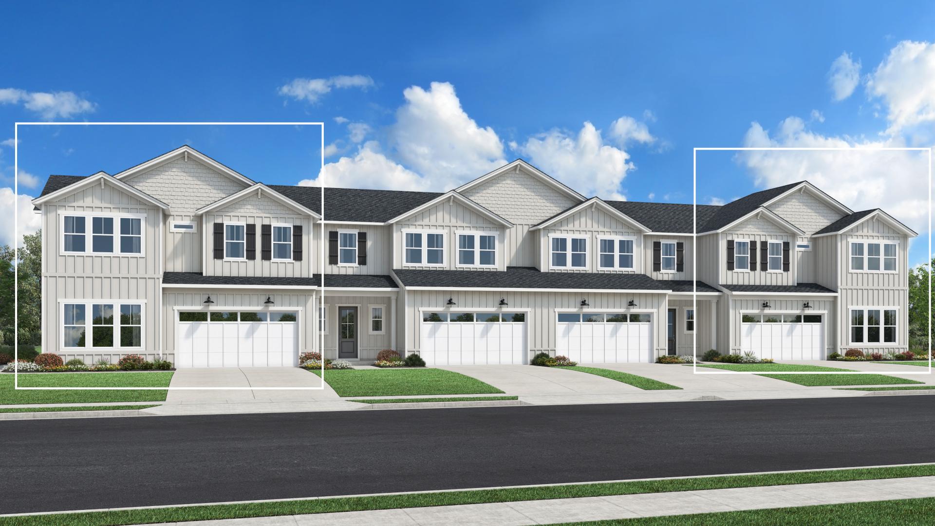 Lynnwood Model Home Design in Riverton Pointe Towns Collection by