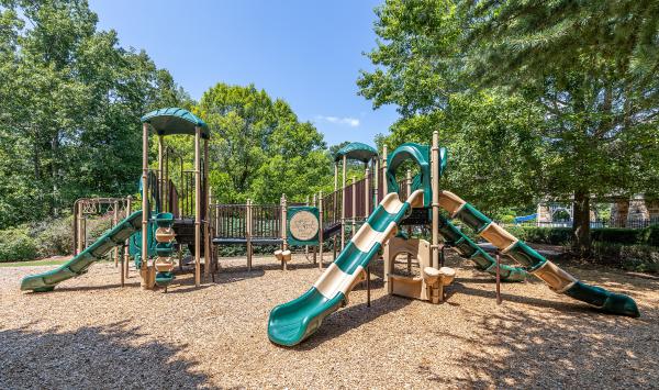 Kids can play at the community playground