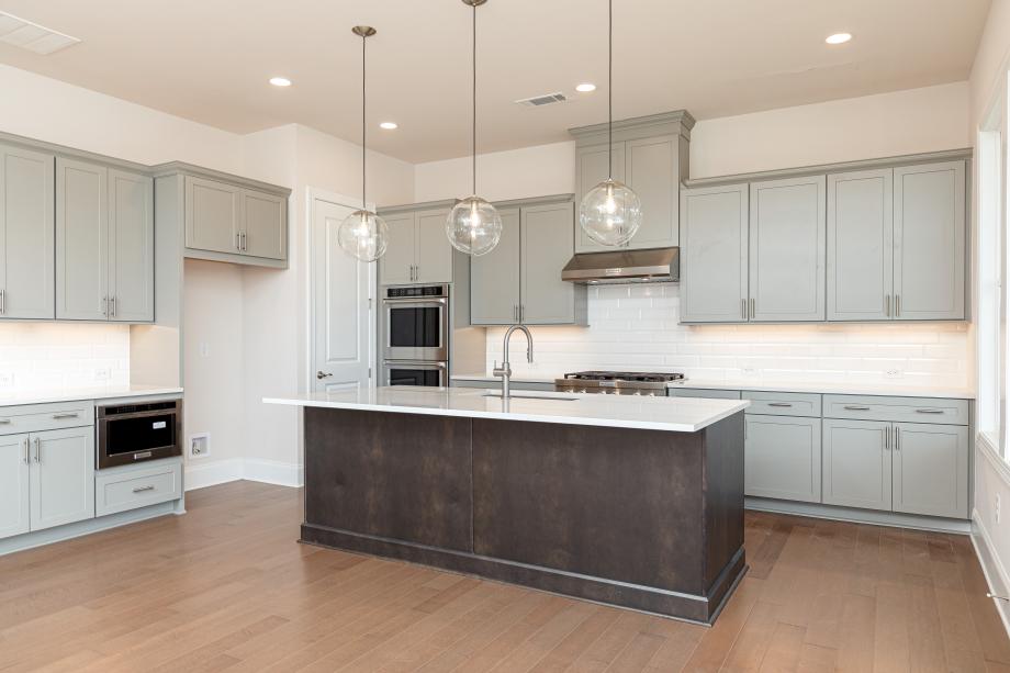 Plenty of cabinet and countertop space for cooking and family meals