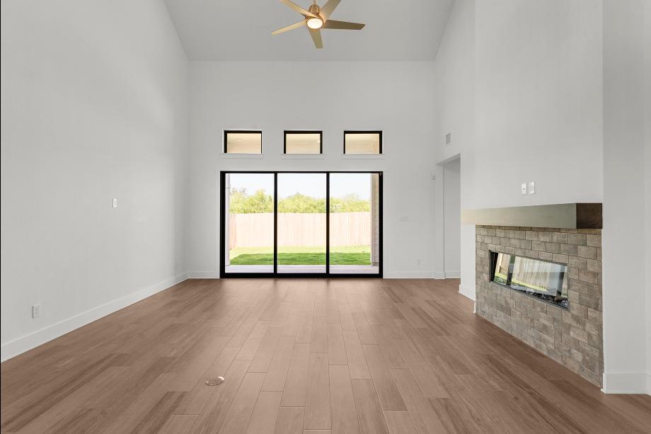 Open-concept great room is the perfect atmosphere
