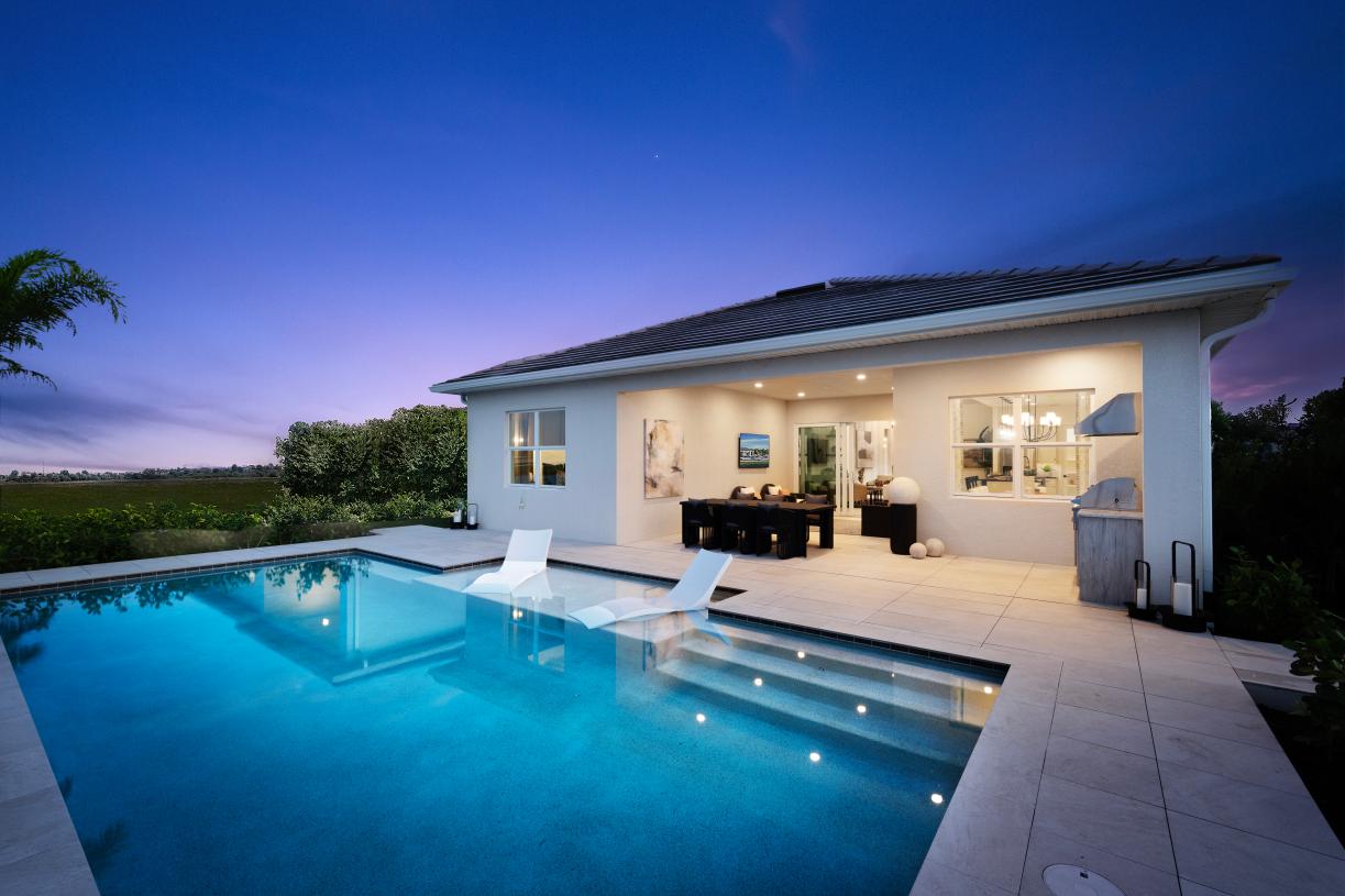 Relaxing outdoor living opportunities perfect for entertaining