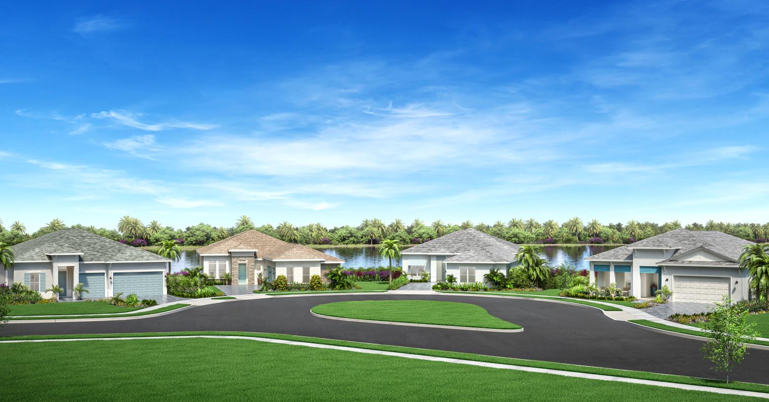 Unique architecture with captivating elevations with beautiful lakefront views