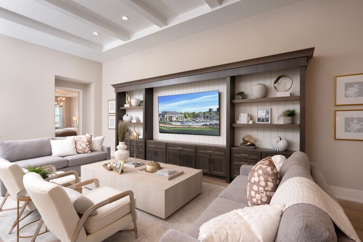 Expansive great rooms with an abundance of natural light