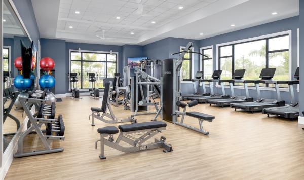 State-of-the-art fitness center