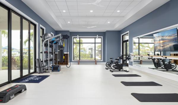 Residents will enjoy a group fitness room with neighbors and friends