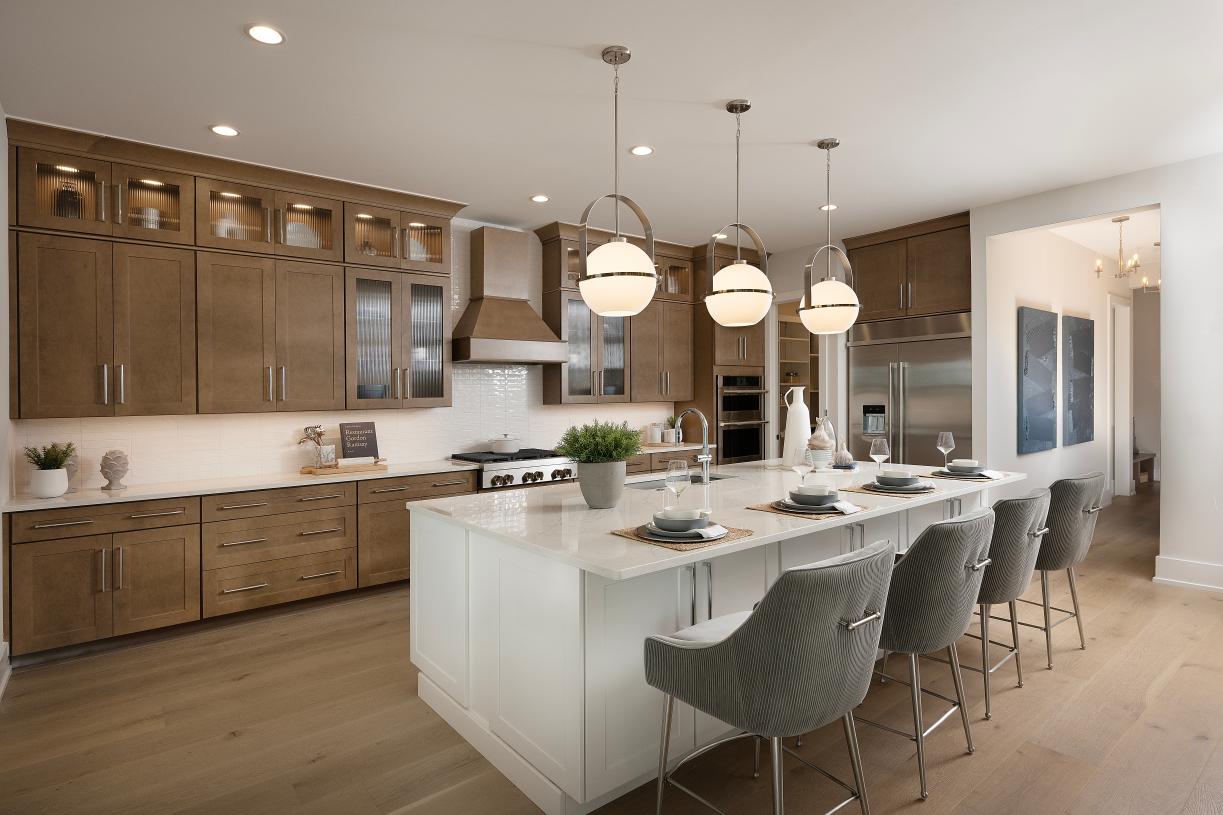 Spacious kitchens with ample storage space