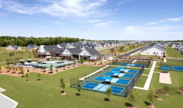 Pool, clubhouse, pickleball courts, tennis courts, and more