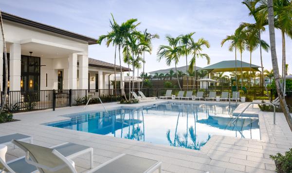 Spend afternoons at the community pool