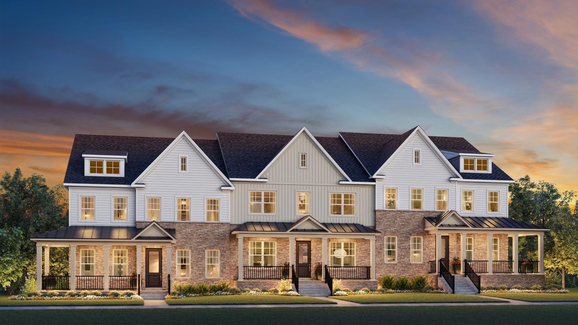 New Home Community Dominion Valley Country Club The Towns Collection