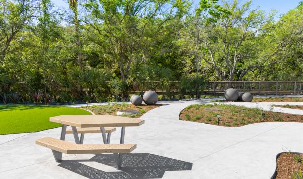 Relax in luxury with shaded picnic spots designed for gatherings