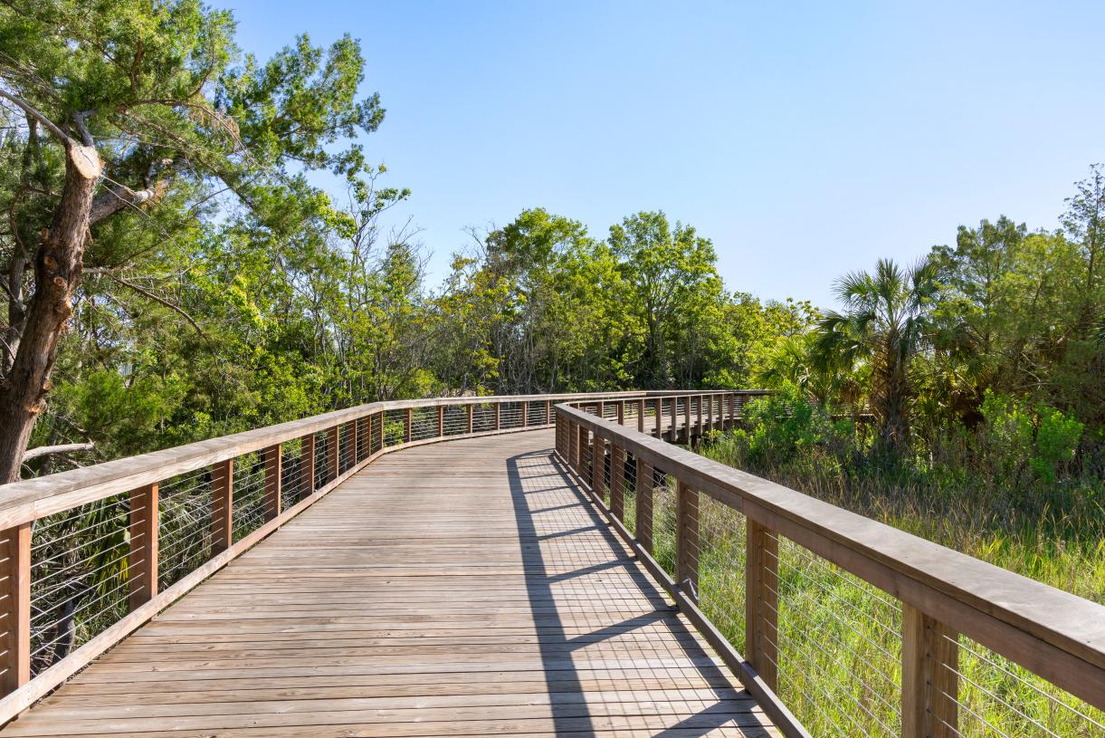 An elegant extension of the Riverwalk, blending nature with tranquility