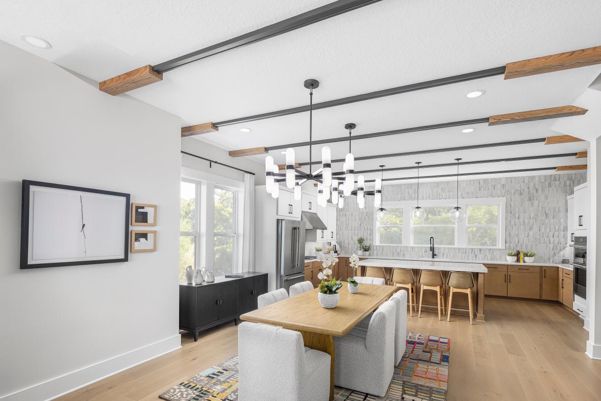 Elegant dining space with connectivity to the kitchen for entertaining