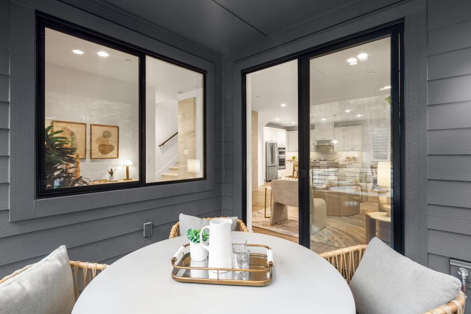 Covered deck off of the great room