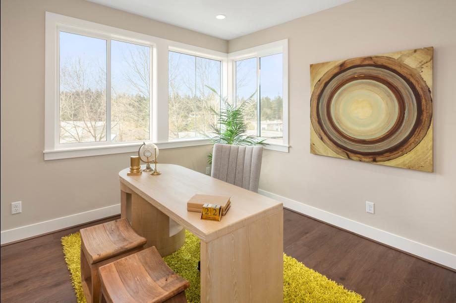 Secondary bedroom is ideal for a home office