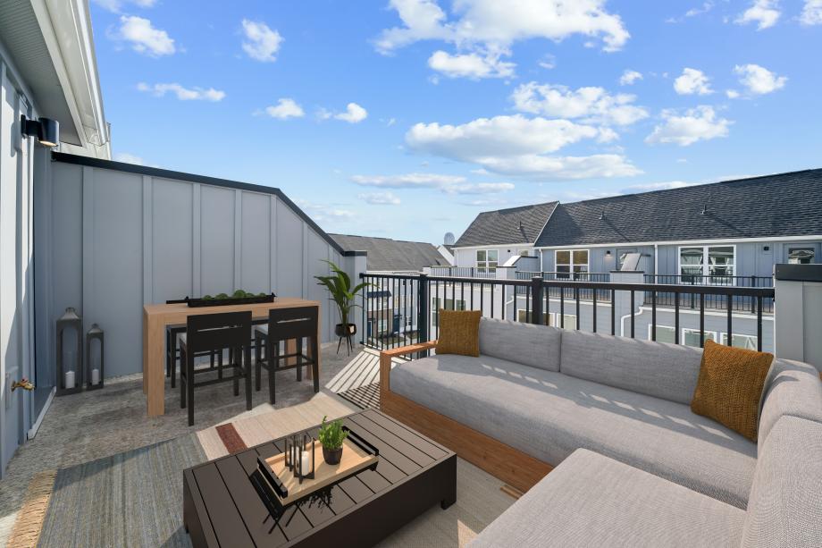 Private rooftop terrace