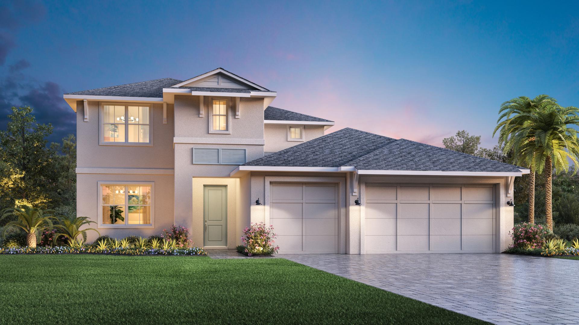 Pineland Model Home Design in Toll Brothers at Willow Pine Collection
