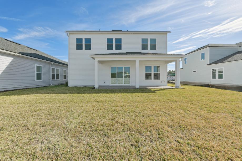 Spacious backyard ideal for year-round Florida living