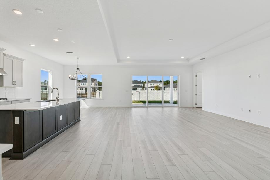 Open-concept floor plan ideal for entertaining