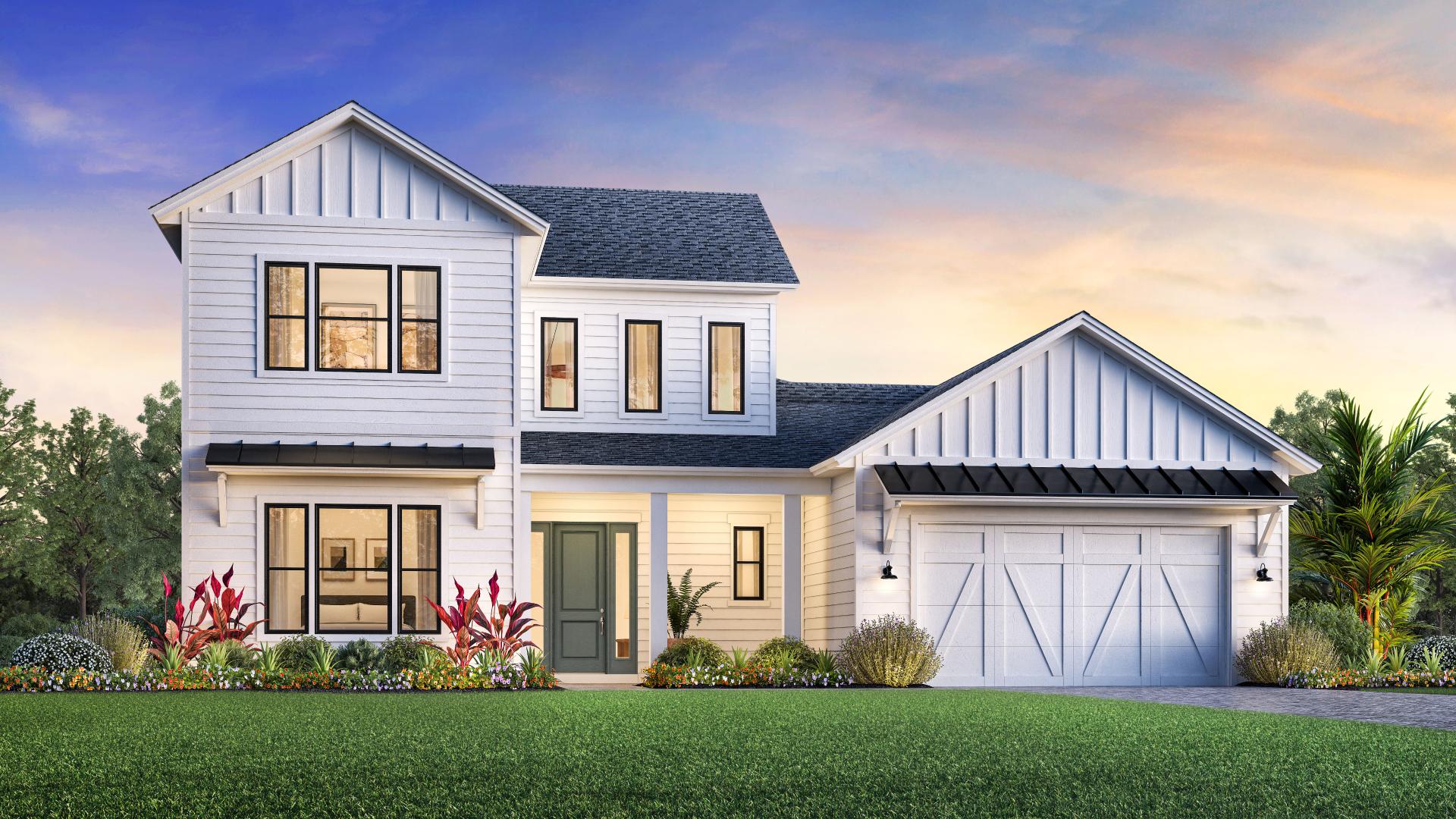 Julington Model Home Design in Newbrook River Birch Collection by