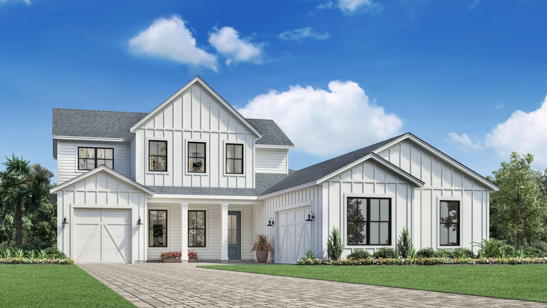 Mayport Model Home Design in Newbrook River Birch Collection by Toll