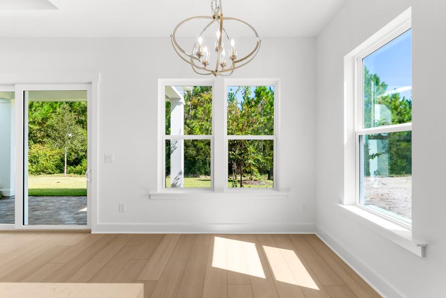 Casual dining area adjacent to the kitchen