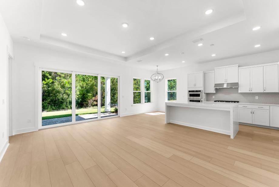 Open-concept floor plan ideal for indoor-outdoor living