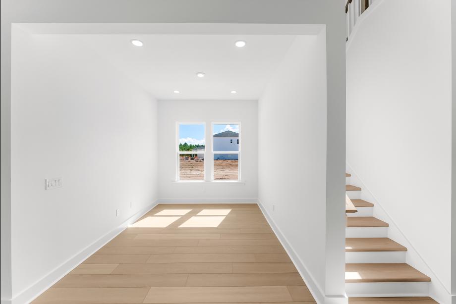 Versatile flex room located off the foyer to suit your needs